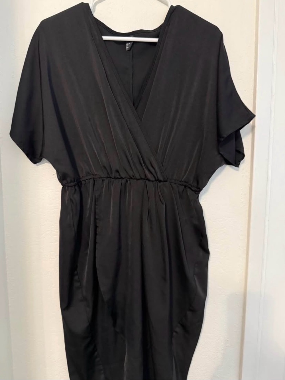 Women’s front wrap high low dress